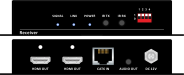 LHDT HDMI 1080P 150米网传接收（音频解嵌/EDID）